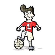 Cartoon Soccer Player N14