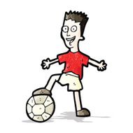 Cartoon Soccer Player N15