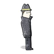 cartoon private detective