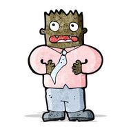 cartoon man gesturing to himself