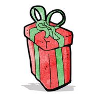 cartoon christmas present N8