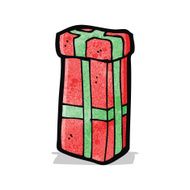 cartoon christmas present N9