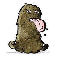 Cartoon Hairy Monster N7