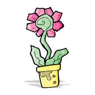 cartoon flower N49