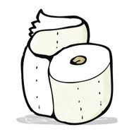 Cartoon Toilet Roll N2