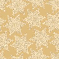 Seamless pattern with decorative snowflakes N5