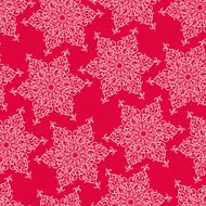 Seamless pattern with decorative snowflakes N6