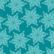 Seamless pattern with decorative snowflakes N8