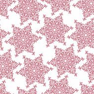 Seamless pattern with decorative snowflakes N9