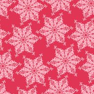 Seamless pattern with decorative snowflakes N11