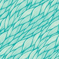 Seamless pattern with waves ornament