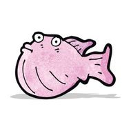 cartoon funny fish