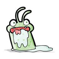 cartoon funny little alien