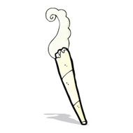 cartoon marijuana cigarette N3