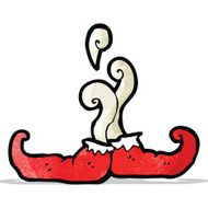 cartoon magic christmas shoes