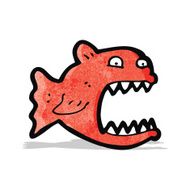 Cartoon Piranha N7