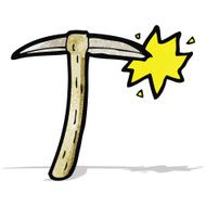 Cartoon Pick Axe N3