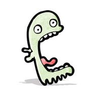 cartoon spooky ghost N17