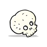 cartoon spooky skull N5