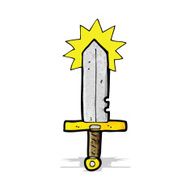 cartoon magic sword