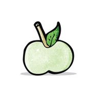 Cartoon Apple N25