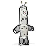 cartoon funny robot N9
