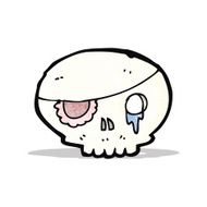 cartoon pirate skull symbol