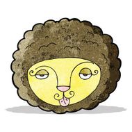 Cartoon Lion Face N20