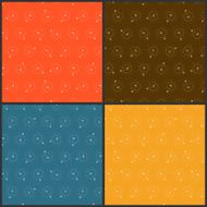 Set from color seamless backgrounds vector illustration