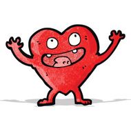 love heart cartoon character N3