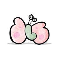 funny cartoon butterfly N7