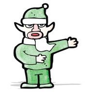 Cartoon Christmas Elf N27