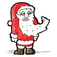 cartoon annoyed santa N5