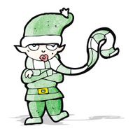 Cartoon Christmas Elf N28