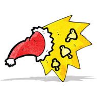 cartoon magic xmas hat