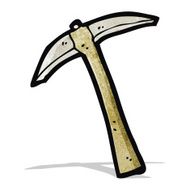 Cartoon Pick Axe N4
