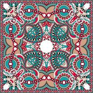 Traditional ornamental floral paisley bandanna N2