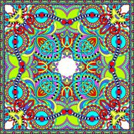 Traditional ornamental floral paisley bandanna N4