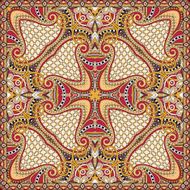 Traditional ornamental floral paisley bandanna N6