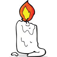 Cartoon Candle N9