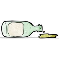 cartoon wine bottle N6