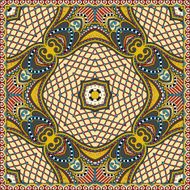 Traditional ornamental floral paisley bandanna N11