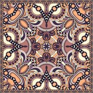 Traditional ornamental floral paisley bandanna N15