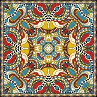 Traditional ornamental floral paisley bandanna N16