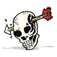 cartoon skull symbol N2