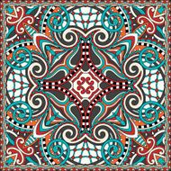 Traditional ornamental floral paisley bandanna N22