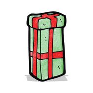 cartoon christmas present N12