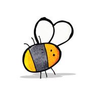 cartoon little bee