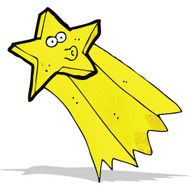 cartoon shooting star N2