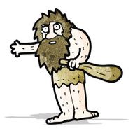 cartoon cave man N6